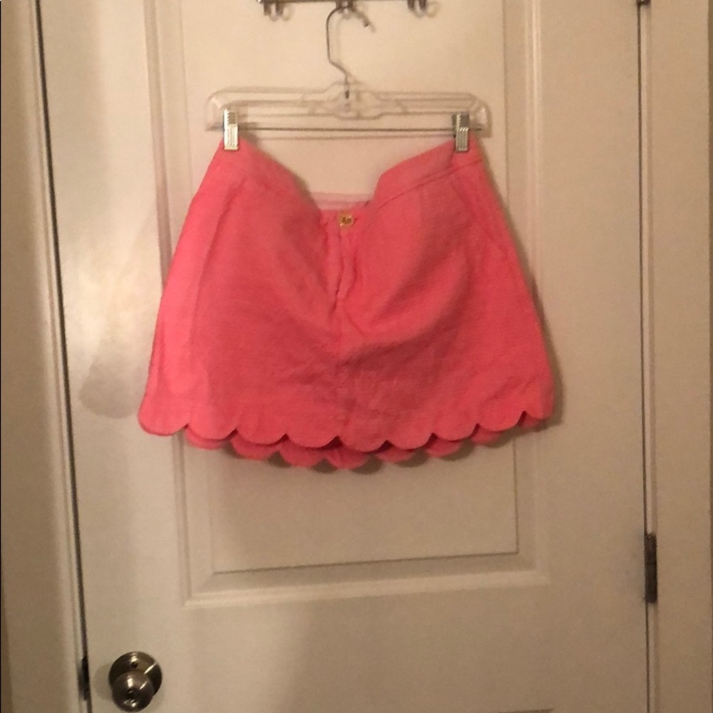 Lilly Pulitzer Pink Scalloped Skirt
